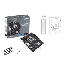 Материнская плата ASUS PRIME H610M-K D4 ARGB, LGA1700 2xDDR4 4xSATA3 M.2 1xHDMI 2xARGB 1xPCIe4.0 1xPCIe3.0  mATX