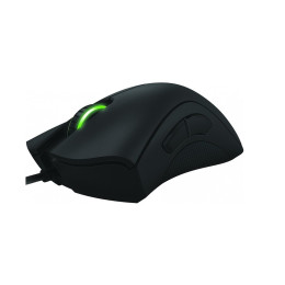 Компьютерная мышь, Razer, DeathAdder Essential (2021), RZ01-03850100-R3M1, Игровая, Оптическая, 6400 DPI, 220 IPS, 5 Кнопок, Проводная, USB, 96 г, Чёрный