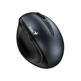 Компьютерная мышь, Genius, Ergo 8300S, 3D, Оптическая, 1600dpi, Беcпроводная 2.4ГГц, Встроенный аккумулятор, Серый