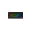 Клавиатура, HyperX, 7G7A4AA#ACB, Alloy Rise 75, Игровая, Механическая, HyperX Red switch, USB, Подсветка RGB, Размер: 311*142*49 мм., Анг/Рус, Черный