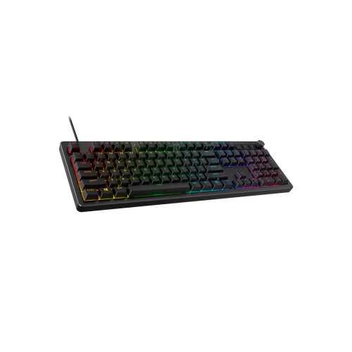 Клавиатура, HyperX, 7G7A3AA#ACB, Alloy Rise, Игровая, Механическая, HyperX Red switch, USB, Подсветка RGB, Размер: 455*142*49 мм., Анг/Рус, Чёрный