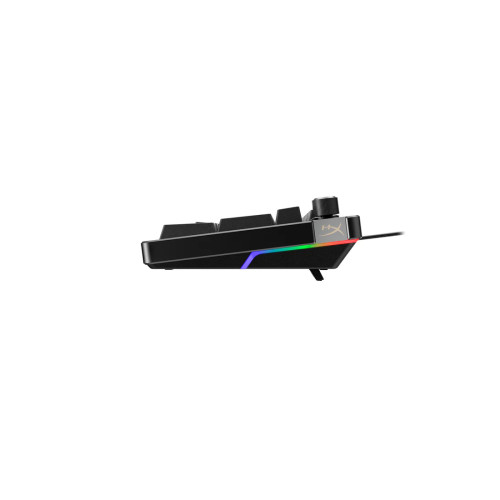 Клавиатура, HyperX, 7G7A3AA#ACB, Alloy Rise, Игровая, Механическая, HyperX Red switch, USB, Подсветка RGB, Размер: 455*142*49 мм., Анг/Рус, Чёрный