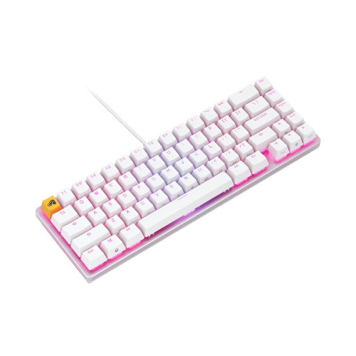 Клавиатура, Glorious, GMMK2 Compact, GLO-GMMK2-65-FOX-W, Игровая, Механические переключатели, Glorious Fox Linear Switches, RGB подсветка, Белый