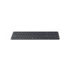 Клавиатура, Rapoo, E9310M, Ультра-тонкая, Беспроводная 2.4ГГц, Bluetooth3.0, Bluetooth 4.0, Кол-во стандартных клавиш 104, Батарейки в комплекте, Анг/Рус, Алюминий, Серый