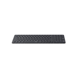 Клавиатура, Rapoo, E9310M, Ультра-тонкая, Беспроводная 2.4ГГц, Bluetooth3.0, Bluetooth 4.0, Кол-во стандартных клавиш 104, Батарейки в комплекте, Анг/Рус, Алюминий, Серый