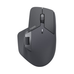 Компьютерная мышь, Rapoo, MT760L, Оптическая, колесо прокрутки, 4000dpi, Bluetooth 3.0/4.0, Беспроводной 2.4 ГГц, Эффективная дистанция 10 м.,Литиевая батарейка, До 30 дней на одном заряде батареек, Белый