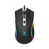 Компьютерная мышь, Rapoo, V28S, Игровая, Оптическая, Проводная, 7000 dpi, RGB, Длина кабеля 1,8 метра, Чёрный