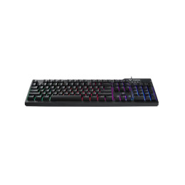 Клавиатура, Rapoo, V50S, Игровая, USB, Кол-во стандартных клавиш 104, Длина кабеля 1,8 метра, Анг/Рус/Каз, LED, 440*163*40, Чёрный