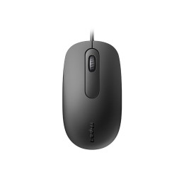 Компьютерная мышь, Rapoo, N200, Оптическая, 1000dpi, USB, Количество кнопок 3, Длина кабеля 1,5 метра, Чёрный