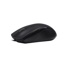 Компьютерная мышь, Rapoo, N1200, Оптическая, 1000dpi, USB, Длина кабеля 1,5 метра, Чёрный