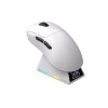 Компьютерная мышь, Ajazz, AJ179/PRO/White, AJ179 PRO, Оптическая, Сенсор PixArt PAW3395, до 26000 DPI, Беспроводная, USB, 2,4 ГГц, Bluetooth, Белый