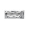 Клавиатура, Ajazz, AK820/Red/GW, AK820, Игровая, Механическая, 75%, AS Red Switches, USB, Подсветка голубая/белая, Анг/Рус, Белый