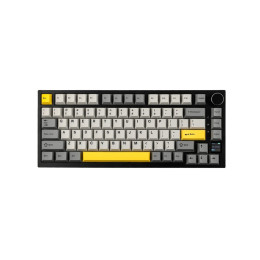 Клавиатура, Ajazz, AK820/PRO/Gift/BGY, AK820 Pro, Игровая, Механическая, 75%, Gift Switches, USB, 2,4 ГГц, Bluetooth, Подсветка RGB, Анг/Рус, Черный