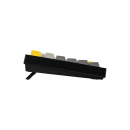 Клавиатура, Ajazz, AK820/PRO/Gift/BGY, AK820 Pro, Игровая, Механическая, 75%, Gift Switches, USB, 2,4 ГГц, Bluetooth, Подсветка RGB, Анг/Рус, Черный