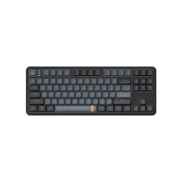 Клавиатура, Dark Project, DPKB_MIDNIGHT_87_ANSI_UA, ALU87A Midnight, Игровая, Механическая, TKL, g3ms Zircon switches, USB, Подсветка RGB, Размер: 362 x 136 x 42 мм., Анг/Рус, Чёрный