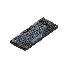 Клавиатура, Dark Project, DPKB_MIDNIGHT_87_ANSI_UA, ALU87A Midnight, Игровая, Механическая, TKL, g3ms Zircon switches, USB, Подсветка RGB, Размер: 362 x 136 x 42 мм., Анг/Рус, Чёрный