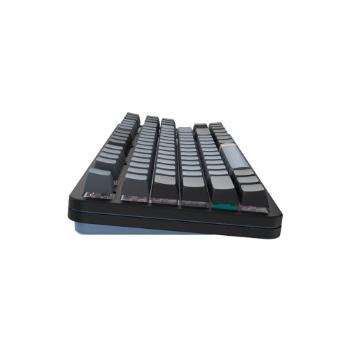 Клавиатура, Dark Project, DPKB_MIDNIGHT_87_ANSI_UA, ALU87A Midnight, Игровая, Механическая, TKL, g3ms Zircon switches, USB, Подсветка RGB, Размер: 362 x 136 x 42 мм., Анг/Рус, Чёрный