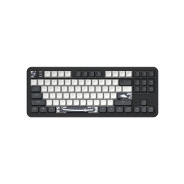 Клавиатура, Dark Project, DPKB_BUSHIDO_87_ANSI_UA, ALU87B Bushido, Игровая, Механическая, TKL, g3ms Moonstone switches, USB, Подсветка RGB, Размер: 366 x 141 x 45 мм., Анг/Рус, Чёрный