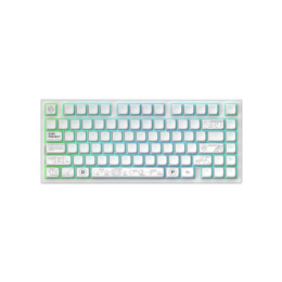 Клавиатура, Dark Project, DPKB_NOVA_81_ANSI_WHITE_UA, ALU81A Terra Nova, Игровая, Механическая, 75%, g3ms Moonstone switches, USB, 2,4 ГГц, Bluetooth, Подсветка RGB, Размер: 324 x 140 x 36 мм., Анг/Рус, Белый