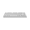 Клавиатура, Dark Project, DPKB_NOVA_81_ANSI_WHITE_UA, ALU81A Terra Nova, Игровая, Механическая, 75%, g3ms Moonstone switches, USB, 2,4 ГГц, Bluetooth, Подсветка RGB, Размер: 324 x 140 x 36 мм., Анг/Рус, Белый