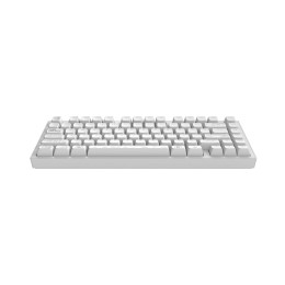 Клавиатура, Dark Project, DPKB_NOVA_81_ANSI_WHITE_UA, ALU81A Terra Nova, Игровая, Механическая, 75%, g3ms Moonstone switches, USB, 2,4 ГГц, Bluetooth, Подсветка RGB, Размер: 324 x 140 x 36 мм., Анг/Рус, Белый