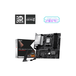 Материнская плата MSI PRO B840M-P WIFI6E AM5 4xDDR5 4xSATA3 RAID 2xM.2 HDMI Type-C mATX