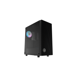Корпус Ocypus Gamma C70 BK ARGB ATX/mATX/ITX 2xUSB, Черный, Предустановленно 4x120мм ARGB Fans, Gamma-C70-BKG400XX-GL
