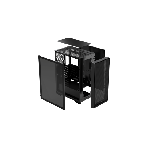 Корпус Ocypus Gamma C60 BK ATX/mATX/ITX 3xUSB Черный Gamma-C60-BKG000XX-GL