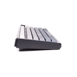 Клавиатура, Ajazz, AK820/MAX/Magnetic/Grey, AK820 Max, Игровая, Механическая, 75%, Magnetic Switches, Проводная, USB, Подсветка RGB, Анг/Рус, Серый