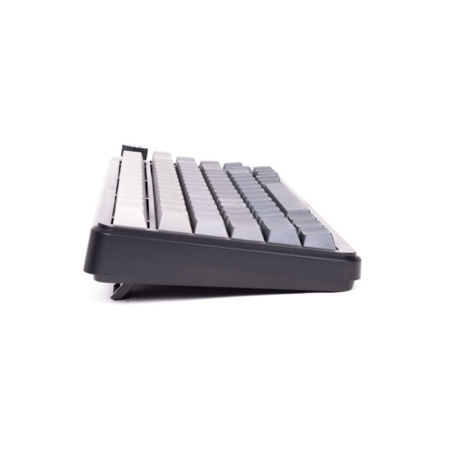 Клавиатура, Ajazz, AK820/MAX/Magnetic/Grey, AK820 Max, Игровая, Механическая, 75%, Magnetic Switches, Проводная, USB, Подсветка RGB, Анг/Рус, Серый