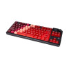 Клавиатура, Ajazz,MK87/Pitaya/Red, MK87, Игровая, Механическая, TKL, Pitaya Switches, USB, 2,4 ГГц, Bluetooth, Подсветка RGB, Размер: 372x144x47 мм., Анг, Красный
