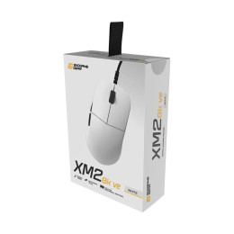Компьютерная мышь, Endgame Gear, XM2 8k v2 White, EGG-XM2-8K-V2-WHT, Игровая, Оптическая, Проводная, PixArt PAW3950 U+1F95A, 30000dpi, 750 IPS, 50G, 8000Hz, 6 кнопок, USB, Длина провода 1,8м, USB, Белая