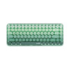 Клавиатура, Ajazz, 308i/Cat/Green, 308i Cat, Мембранная, 75%, Bluetooth, Анг/Рус, Зелёный