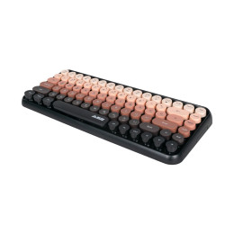 Клавиатура, Ajazz, 308i/Cat/Bean, 308i Cat, Мембранная, 75%, Bluetooth, Анг/Рус, Коричневый