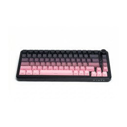 Клавиатура, Ajazz, AK820/MAX/Magnetic/Pink, AK820 Max, Игровая, Механическая, 75%, Magnetic Switches, Проводная, USB, Подсветка RGB, Анг/Рус, Розовый