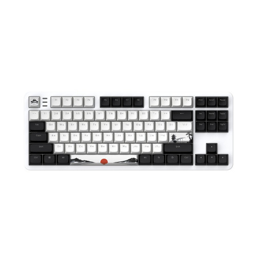 Клавиатура, Dark Project, DPKB_FUJI_87_ANSI_UA, 87 Fuji V2, Игровая, Механическая, TKL, g3ms Sapphire switches, USB, Подсветка RGB, 365x137x42 мм., Анг/Рус, Белый
