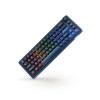 Клавиатура, Ducky, OK-M-75, Wine Red Switch, Игровая, Механическая, 75%, Ducky Linear Inductive Switch, USB, 2,4 ГГц, Bluetooth, Подсветка RGB, Размер: 452x150x41 мм., Чёрный