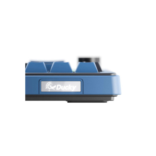 Клавиатура, Ducky, OK-M-98, Baby Switch, Игровая, Механическая, 98%, Ducky Linear Inductive Switch, USB, 2,4 ГГц, Bluetooth, Подсветка RGB, Размер: 452x150x41 мм., Анг/Рус, Чёрный
