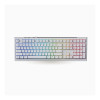 Клавиатура, Ducky, One X Wireless WH, Игровая, Механическая, 100%, Ducky Linear Inductive Switch, USB, 2,4 ГГц, Bluetooth, Подсветка RGB, Размер: 452x150x41 мм., Анг., Белый