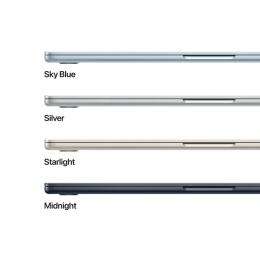 15-inch MacBook Air: Apple M5 chip with 10-core CPU and 10-core GPU, 24GB, 1TB SSD - Sky Blue,Model A3448