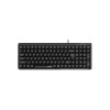 Клавиатура, Genius, LuxeMate 120, USB, Мембранная, Длина кабеля 1.5 м, Slim, Рус/Англ, Copilot, Пластик, Чёрный