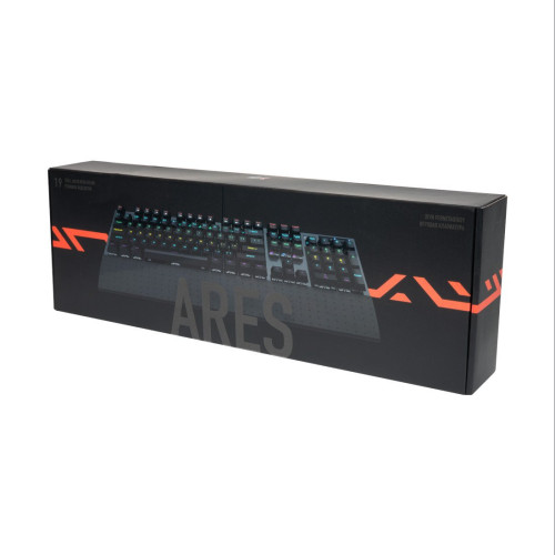 Клавиатура, XG, Raven Ares, Игровая, USB, Кол-во стандартных клавиш 104, Механические свитчи, RGB, Длина кабеля 1,5 метра, Анг/Рус, Чёрный