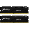 Оперативная память 32GB Kit (2x16) DDR5 5200MHz Kingston FURY Beast Black XMP CL40 KF552C40BBK2-32