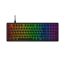 Клавиатура, HyperX, Origins 2 1800 US, B4QS4AA#ABA, Игровая, Механическая, HyperX Linear Red, USB, кабель 1,8м, Подсветка RGB, Анг/Рус, Черный