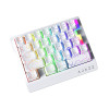 Клавиатура, Ajazz, AK029/ArcticIsle/WB, AK029, Игровая, Механическая, one-handed keypad, Arctic Isle Magnetic Switches, Проводная, USB, Подсветка RGB, Анг, Белый