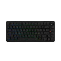 Клавиатура, Ajazz, AK820/Max/Magnetic/CB, AK820 Max, Магнитная, 75%, Magnetic Switches, Проводная, USB, Подсветка RGB, Анг/Рус, Чёрная