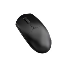 Компьютерная мышь, Ajazz, NJ11/MC/Black, NJ11 MC, Игровая, Оптическая, PAW3311, до 12800 DPI, Беспроводная, USB, 2,4 ГГц, Bluetooth, Симметричная, 1000 Гц, Чёрная