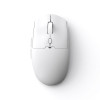 Компьютерная мышь, Ajazz, NJ11/MC/White, NJ11 MC, Игровая, Оптическая, PAW3311, до 12800 DPI, Беспроводная, USB, 2,4 ГГц, Bluetooth, Симметричная, 1000 Гц, Белая