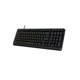 Клавиатура, HyperX, B7JE0AA#ABA, Eve 1800, Игровая, Мембранный, USB, кабель 1.5м, Подсветка RGB, Анг, Черный
