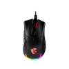 Мышь MSI Clutch GM50 USB2.0/TPE-кабель 2м/Вес 87г./RGB подсветка/Черный